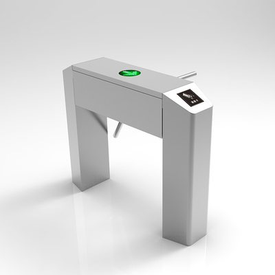 Stainless Steel  Flap Barrier Turnstile BRT Station , Tripod Security Barriers And Gates